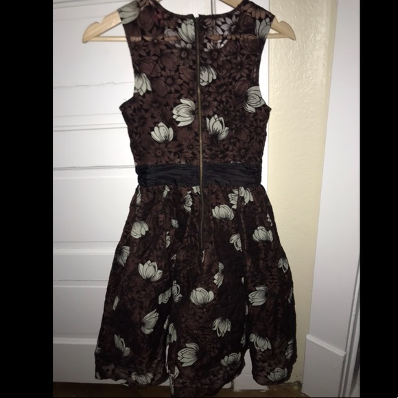Tracy Reese Brown Floral Dress - Picture 3 of 5